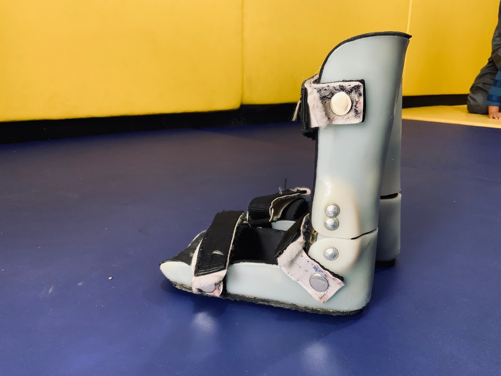 A,close Up,of,a,dynamic,ankle Foot,orthosis,(dafo),brace,designed